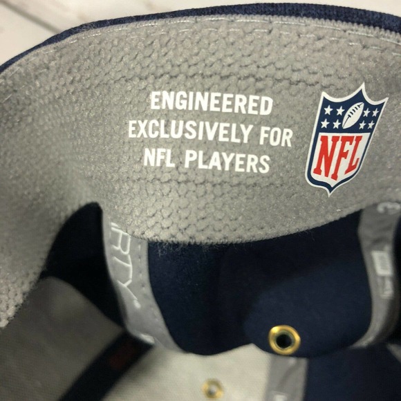 Patriots New Era 39Thirty Blue Gray Flex Fit Hat - Picture 10 of 11